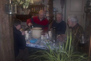 Soep bij de lunch